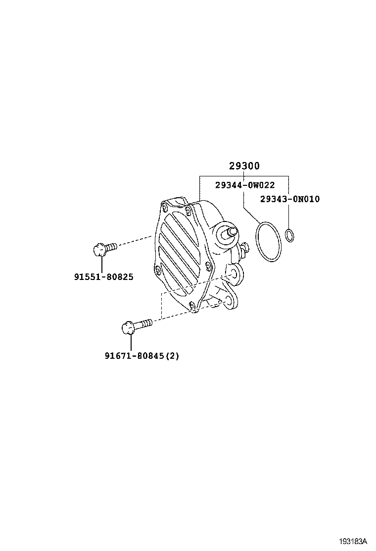 29300-0W070 PUMP ASSY, VACUUM product image