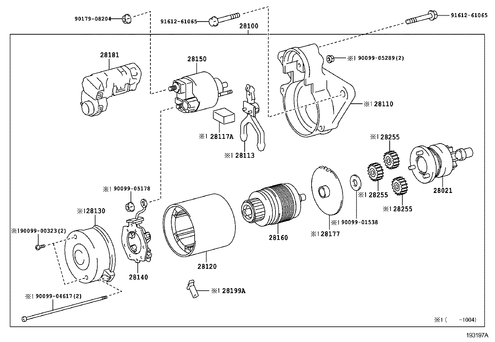 28110-37040 HOUSING ASSY, STARTER DRIVE product image
