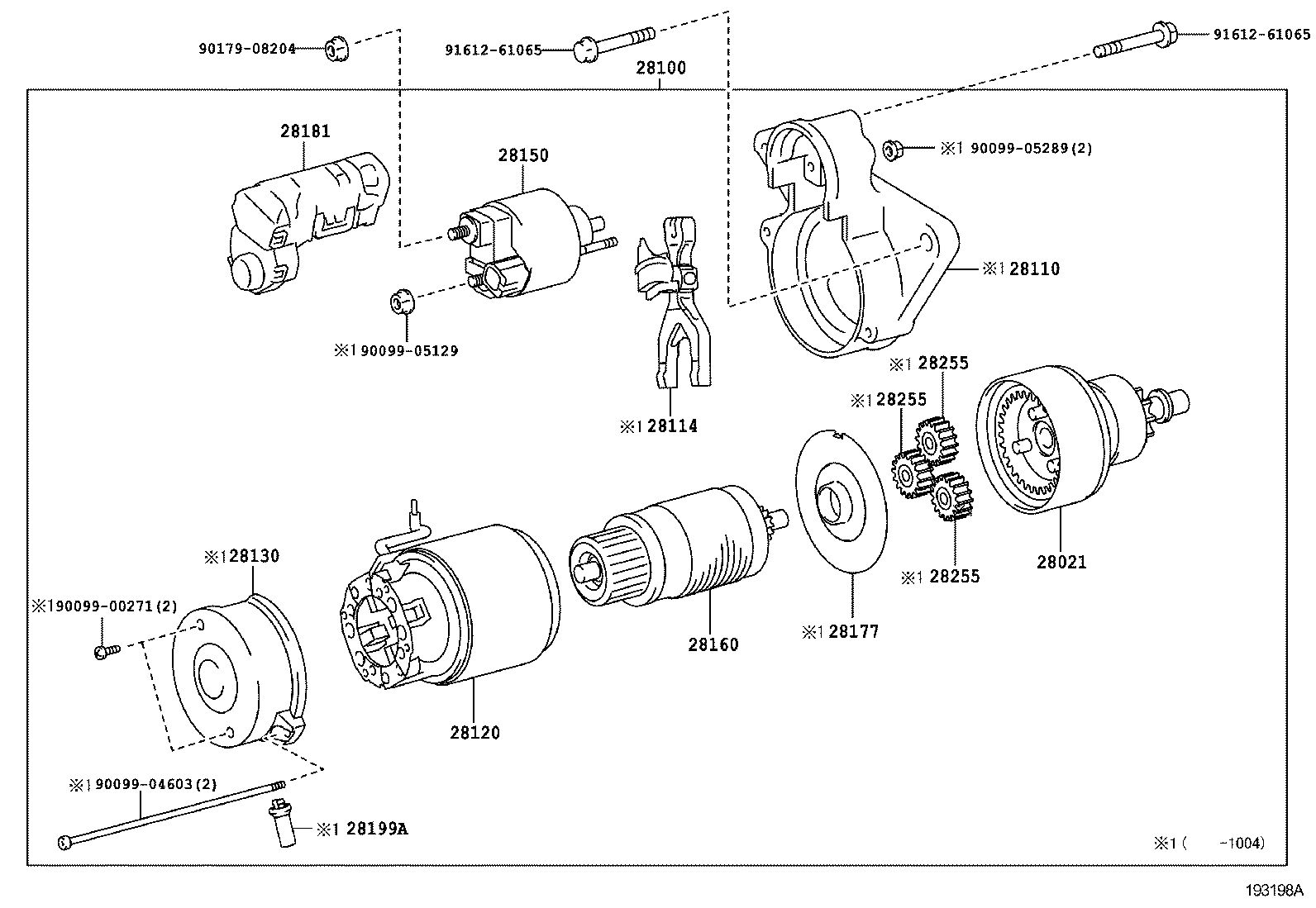 28110-37040 HOUSING ASSY, STARTER DRIVE product image