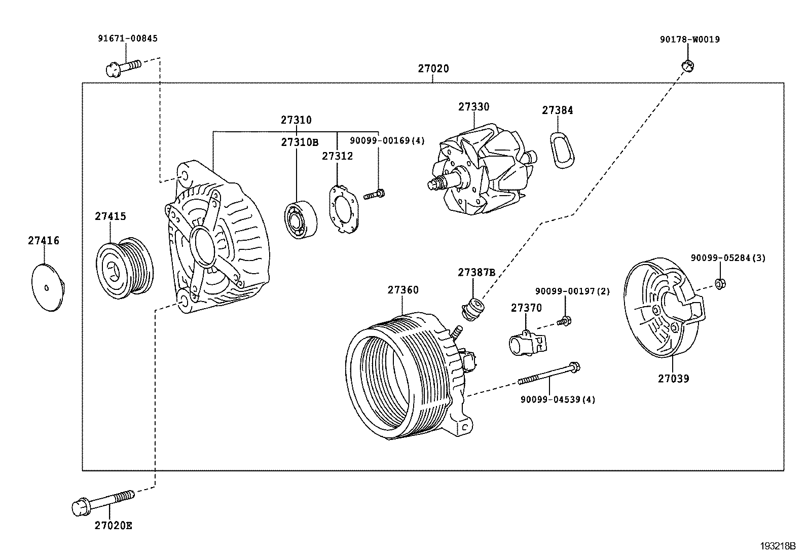 27060-0N021 ALTERNATOR ASSY product image