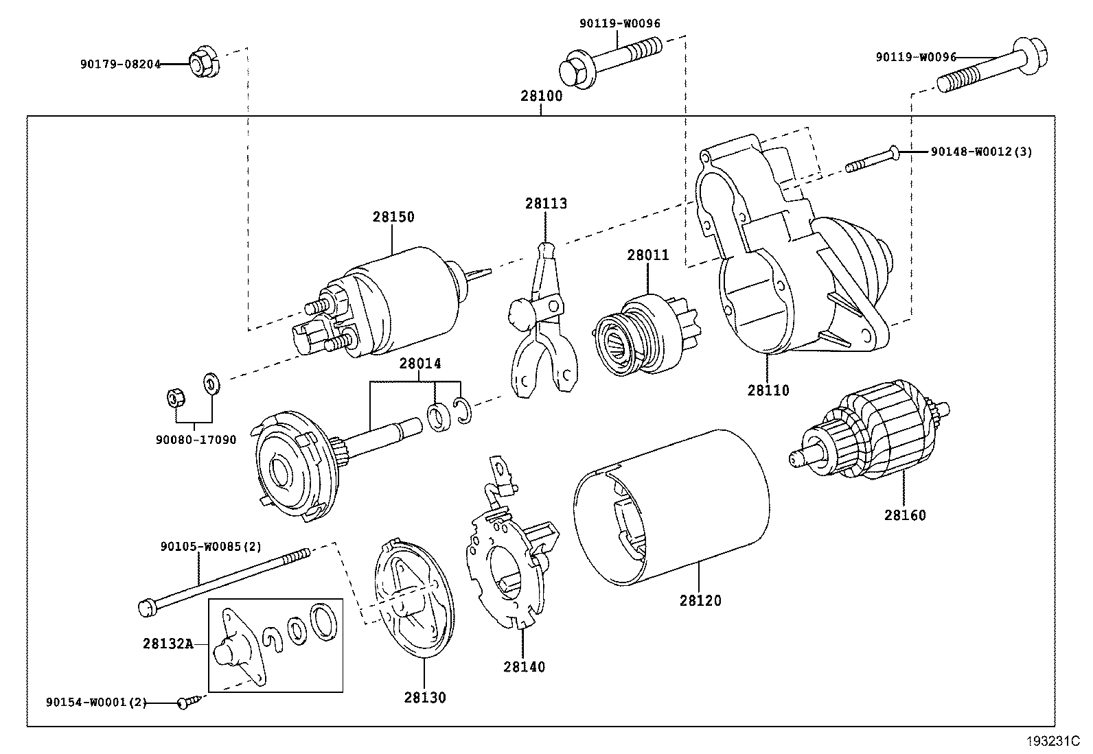 28110-0D130 HOUSING ASSY, STARTER DRIVE product image