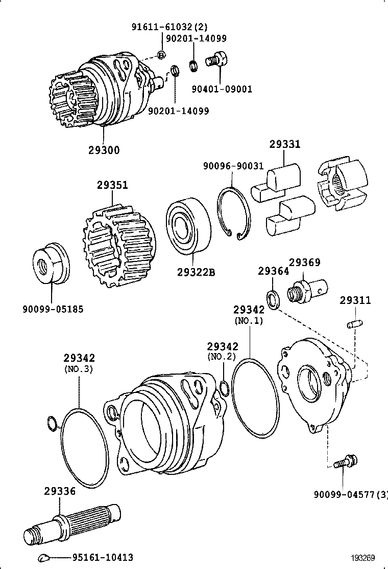 90923-02085 HOSE, VACUUM PUMP OIL INLET product image