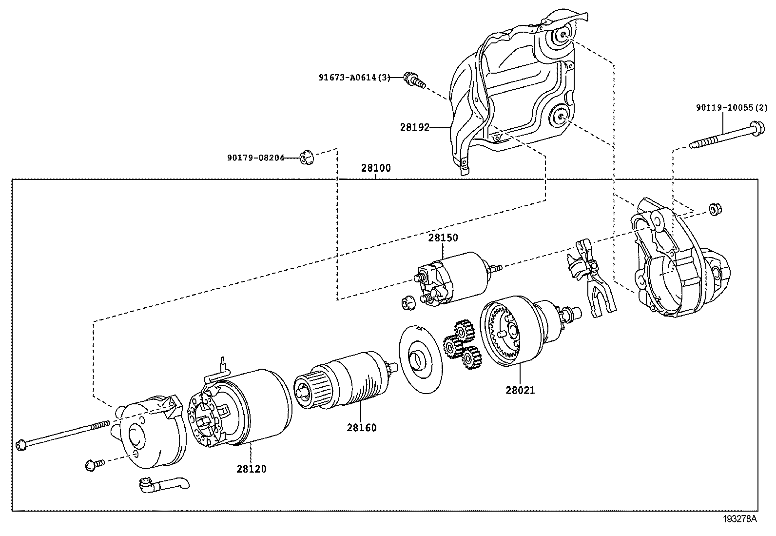 28150-38050 SWITCH ASSY, MAGNET STARTER product image