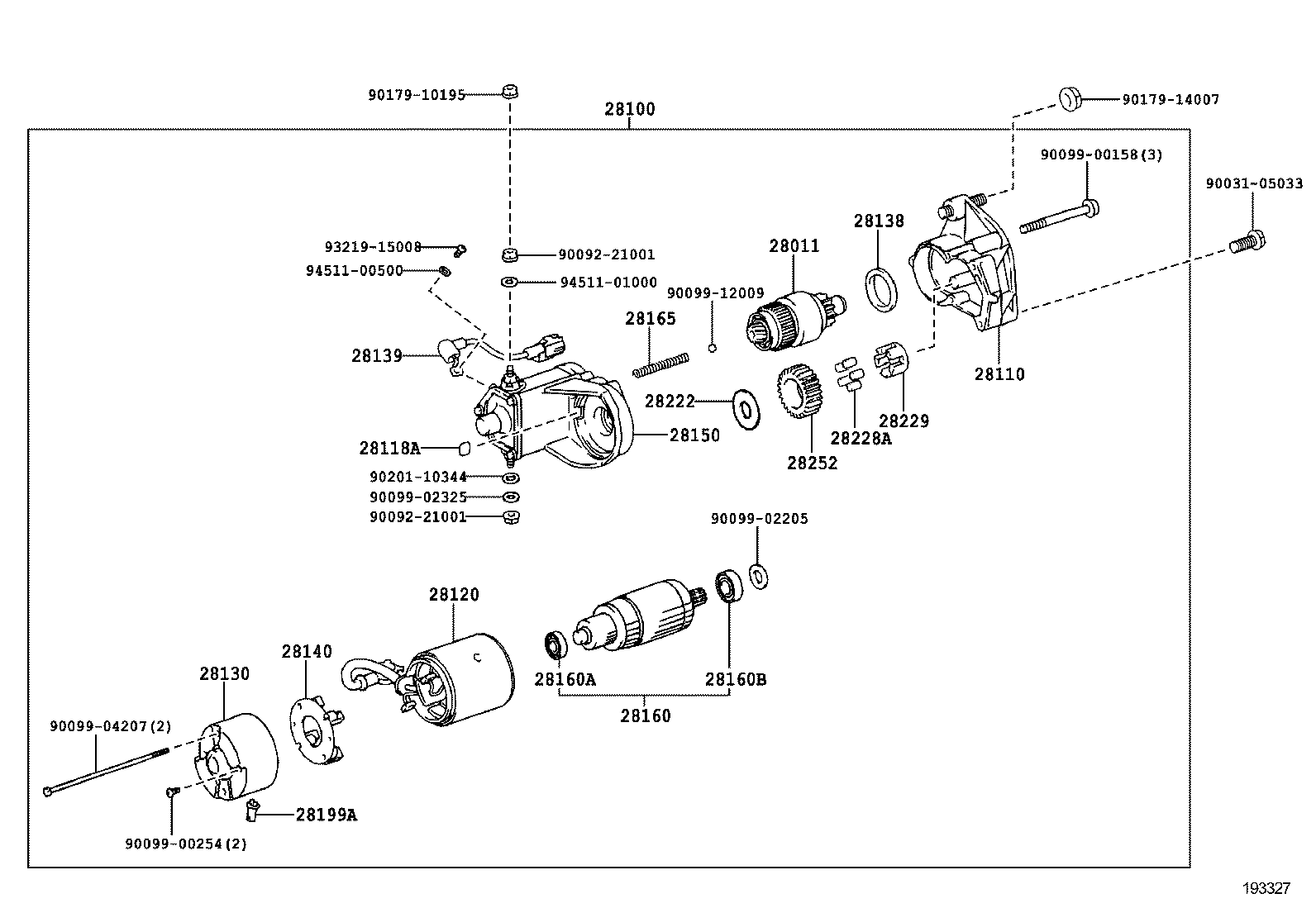 28150-78140 SWITCH ASSY, MAGNET STARTER product image