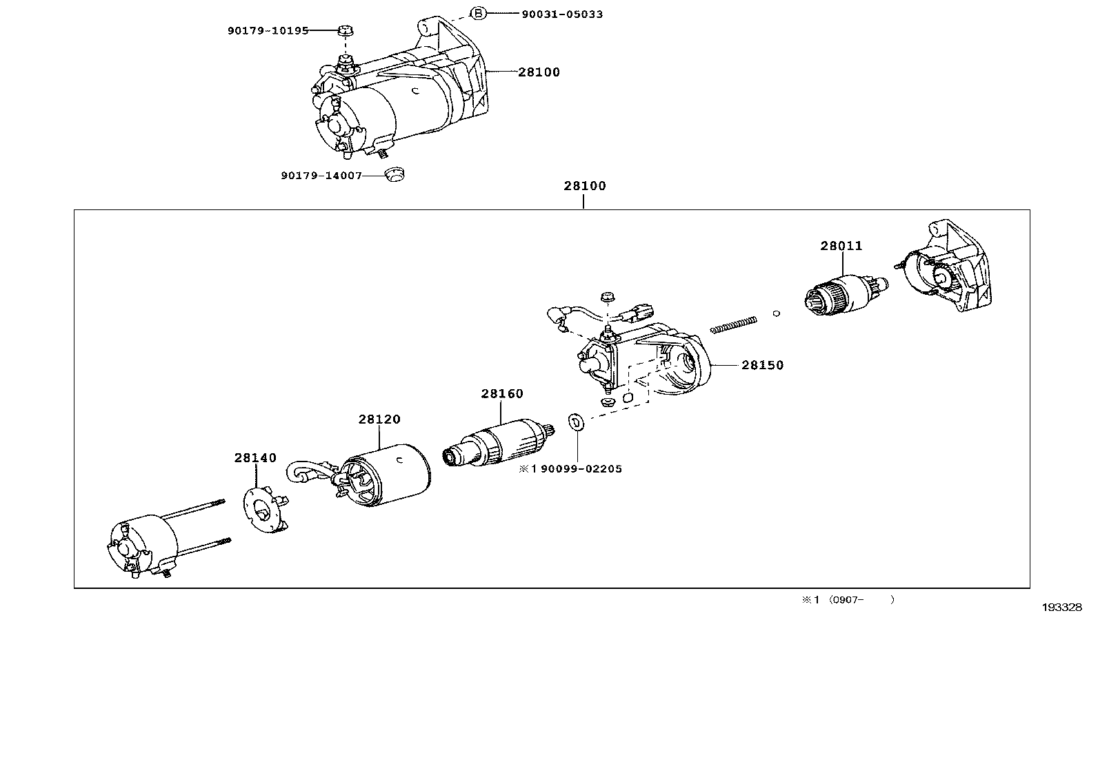 28150-78140 SWITCH ASSY, MAGNET STARTER product image