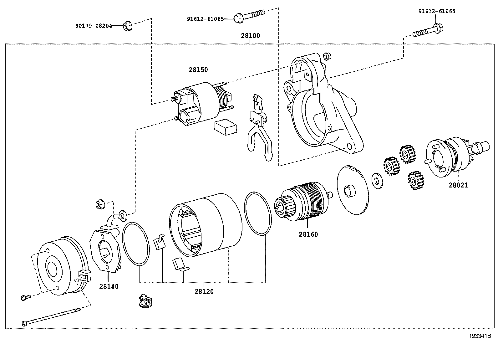 28120-37060 YOKE ASSY, STARTER product image