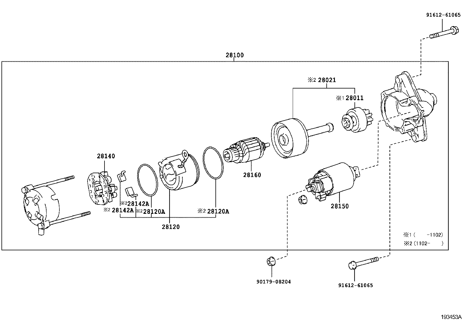 28100-64341 STARTER ASSY product image