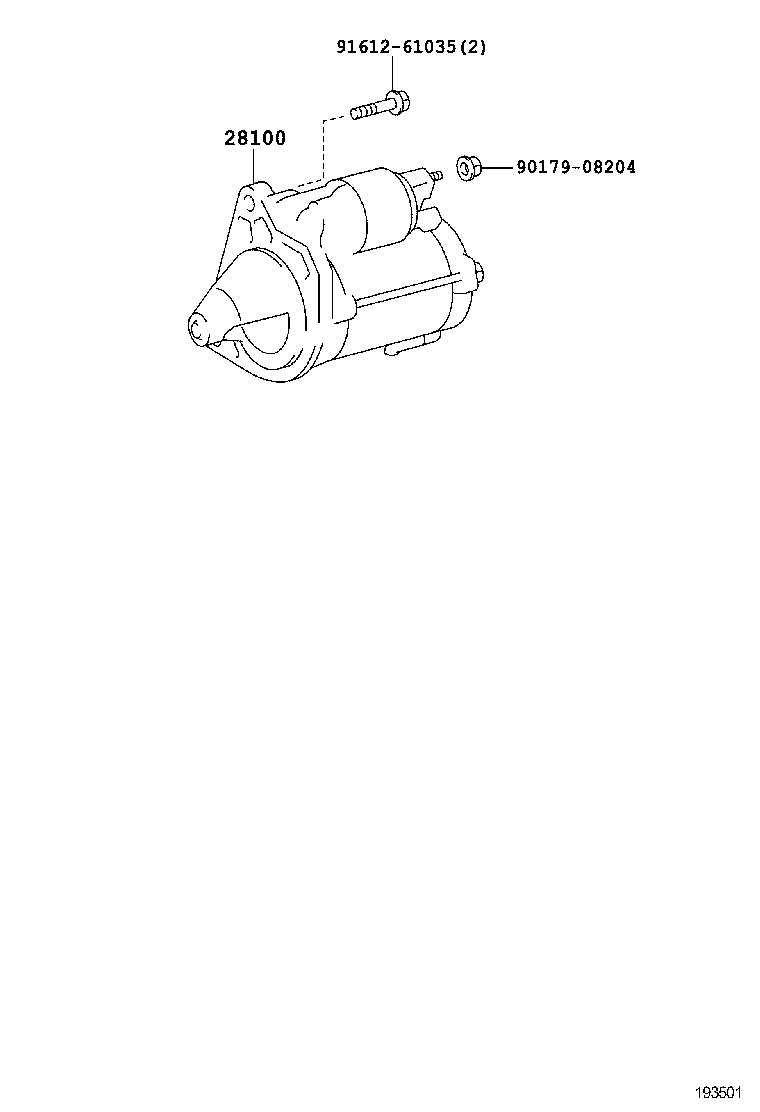 28100-45060 STARTER ASSY product image