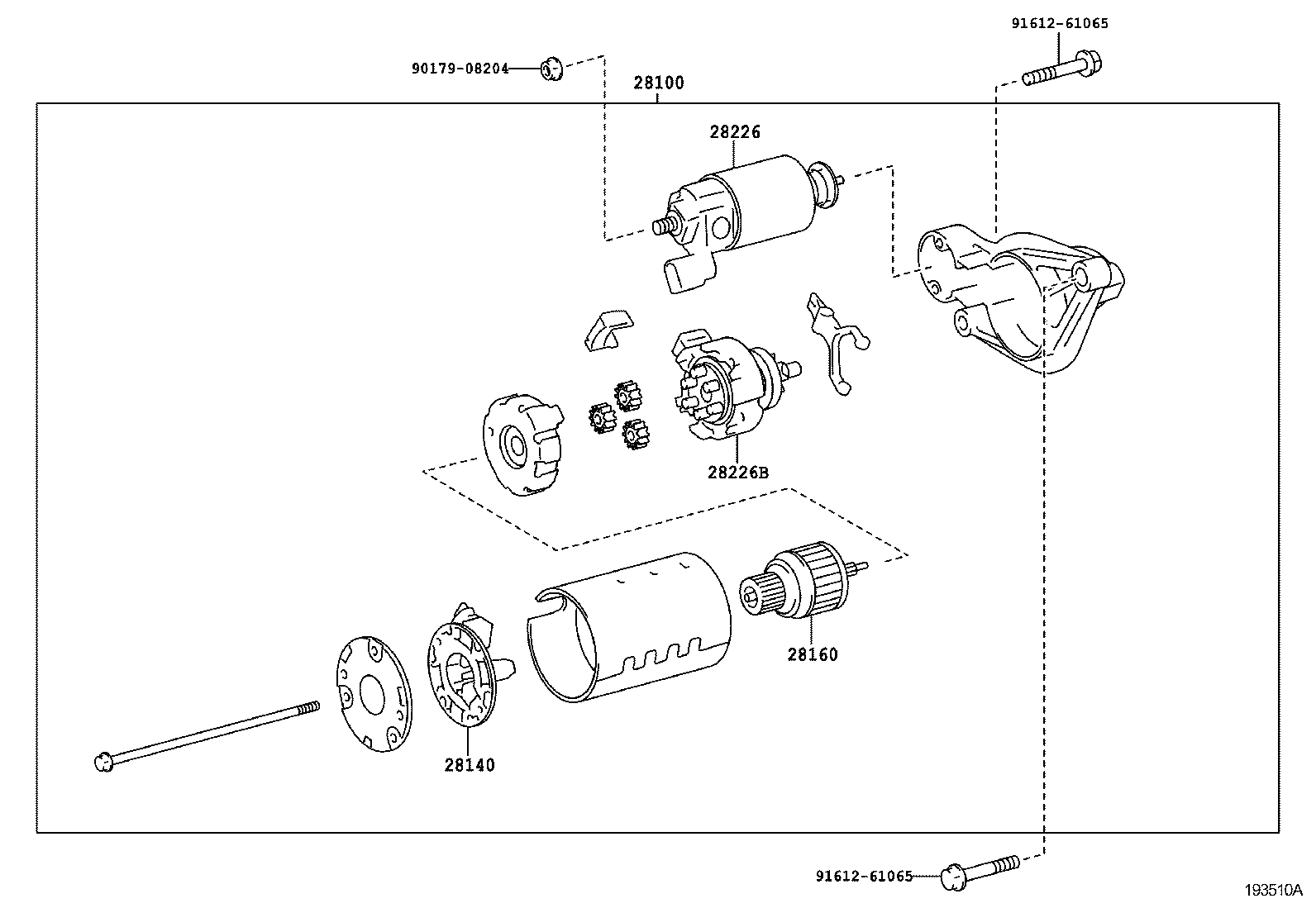 28150-21100 SWITCH ASSY, MAGNET STARTER product image