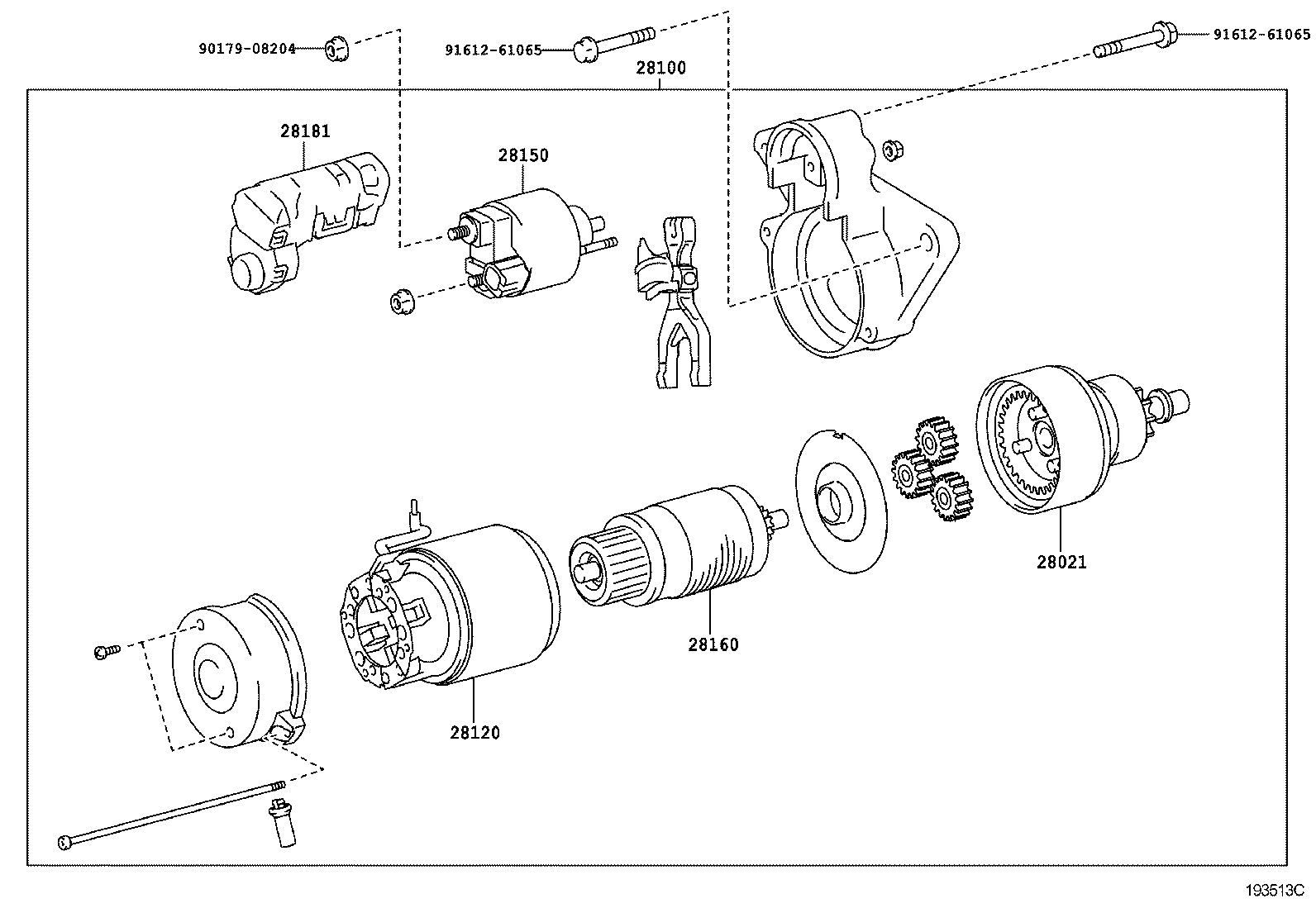 28181-33010 TERMINAL, STARTER product image