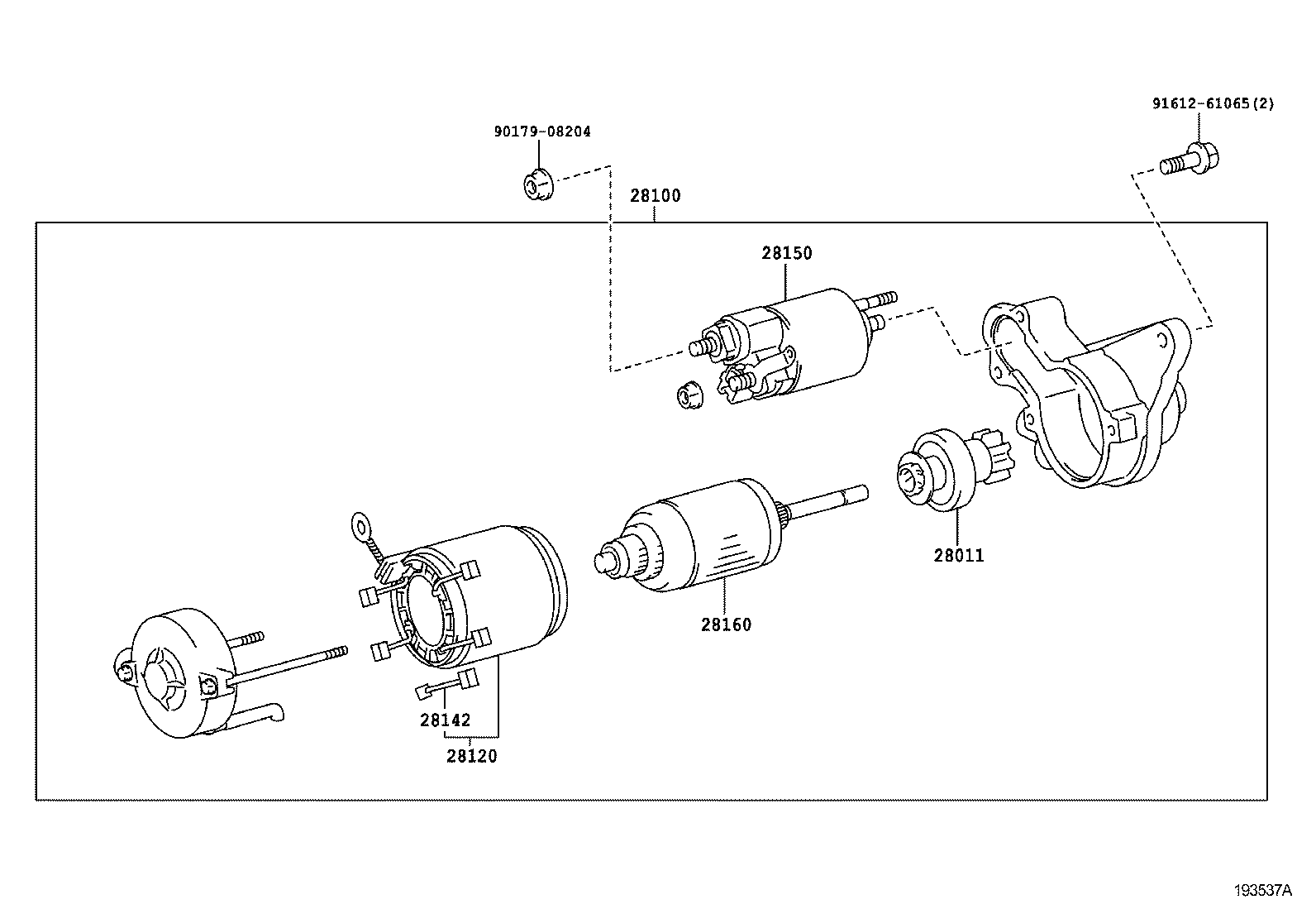 28110-47191 HOUSING ASSY, STARTER DRIVE product image