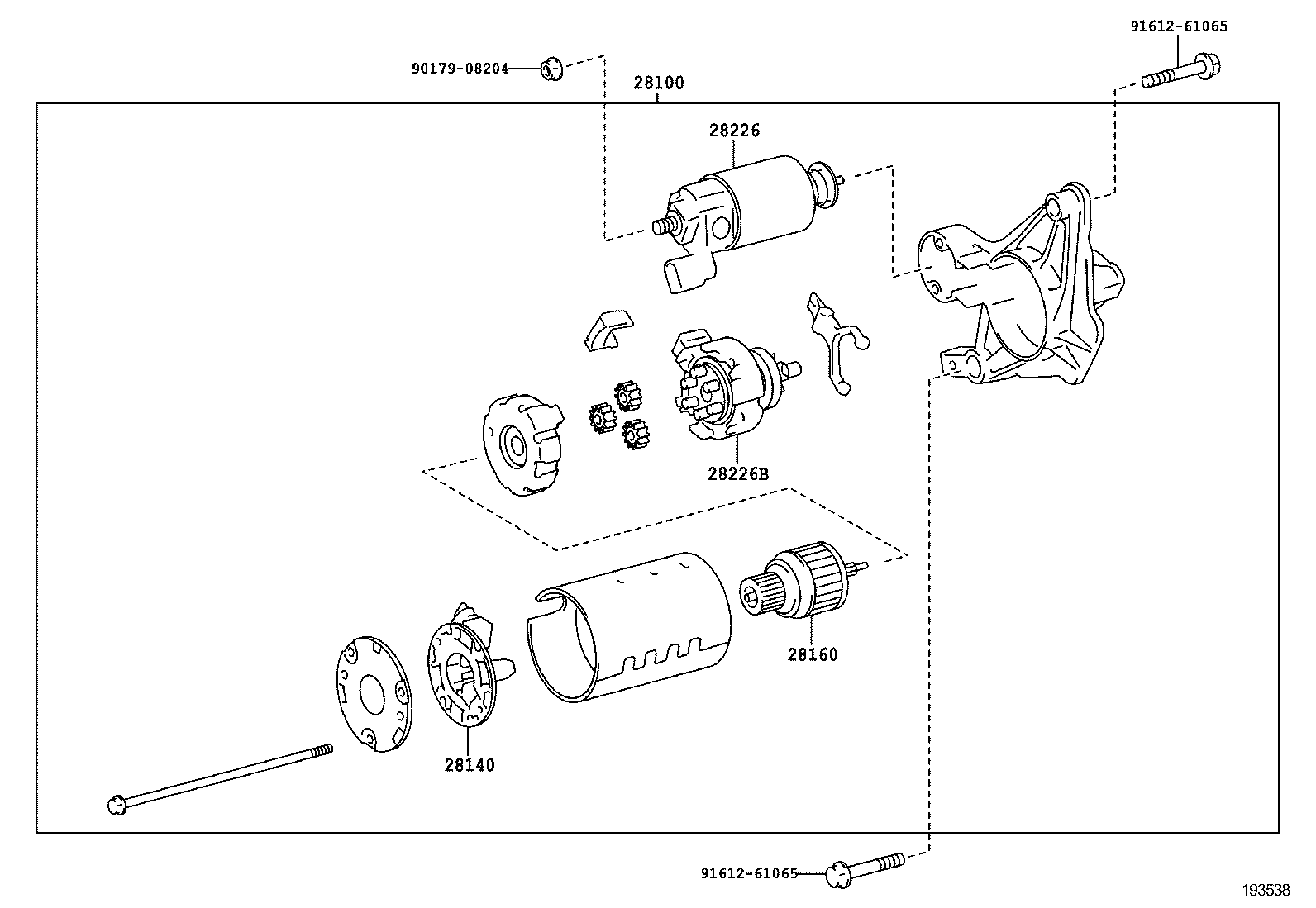 28110-47191 HOUSING ASSY, STARTER DRIVE product image