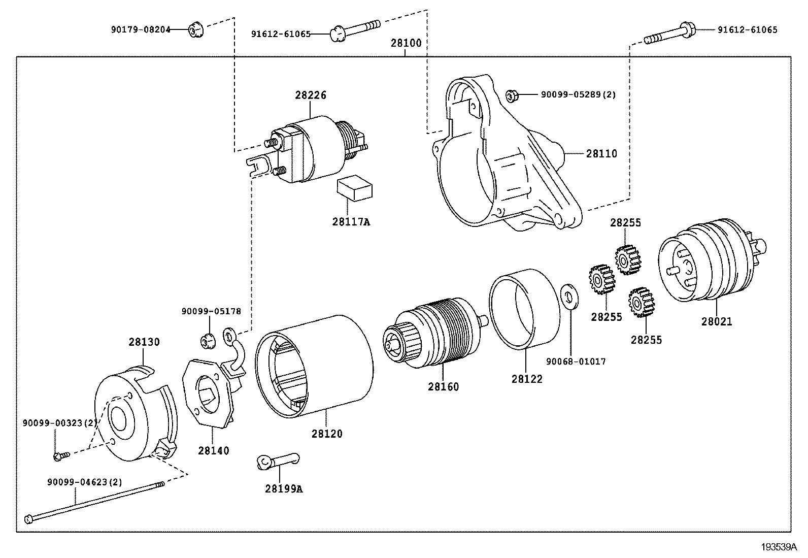 28110-47191 HOUSING ASSY, STARTER DRIVE product image