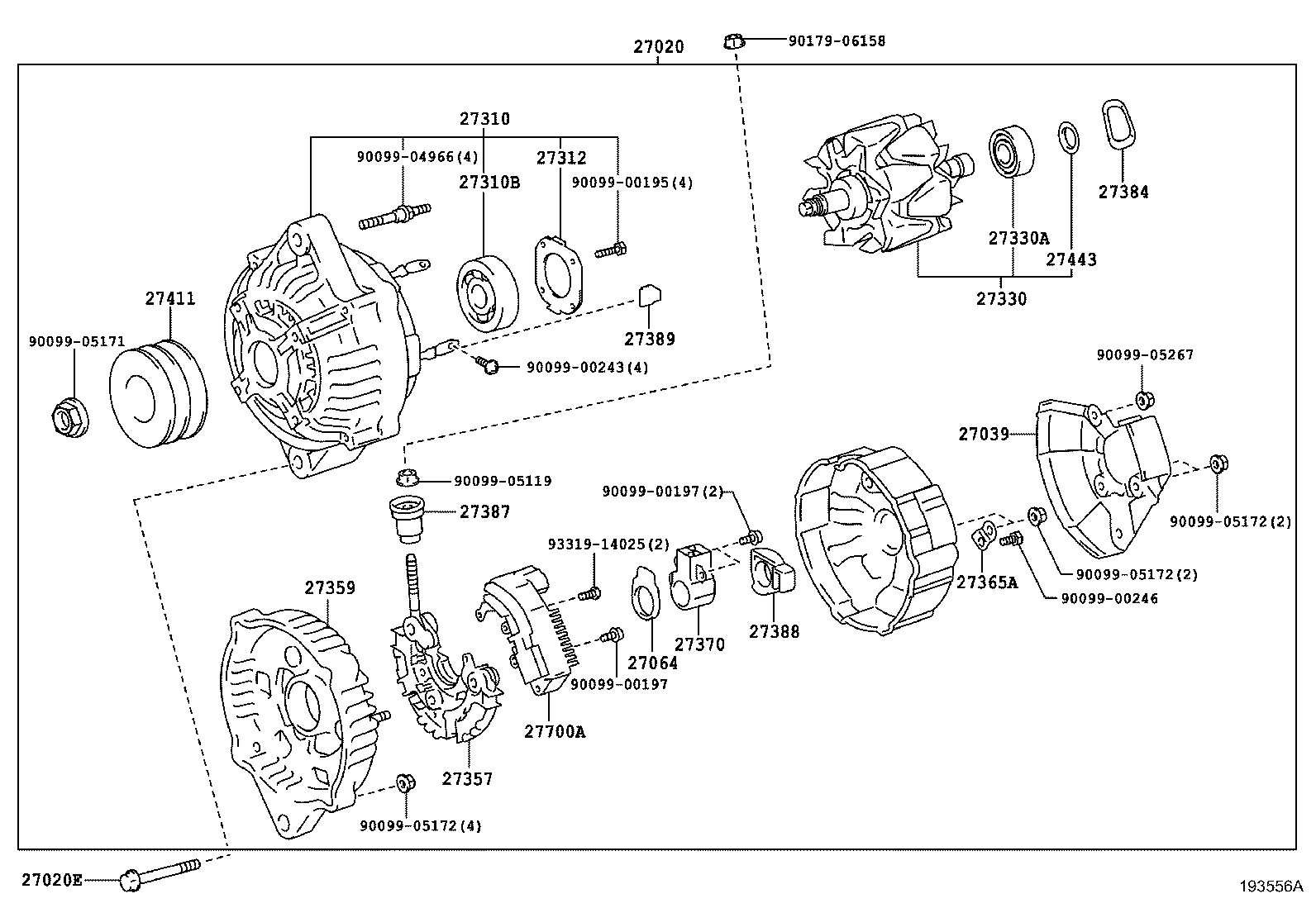 S2936-71090 SEAL, ALTERNATOR PLATE product image