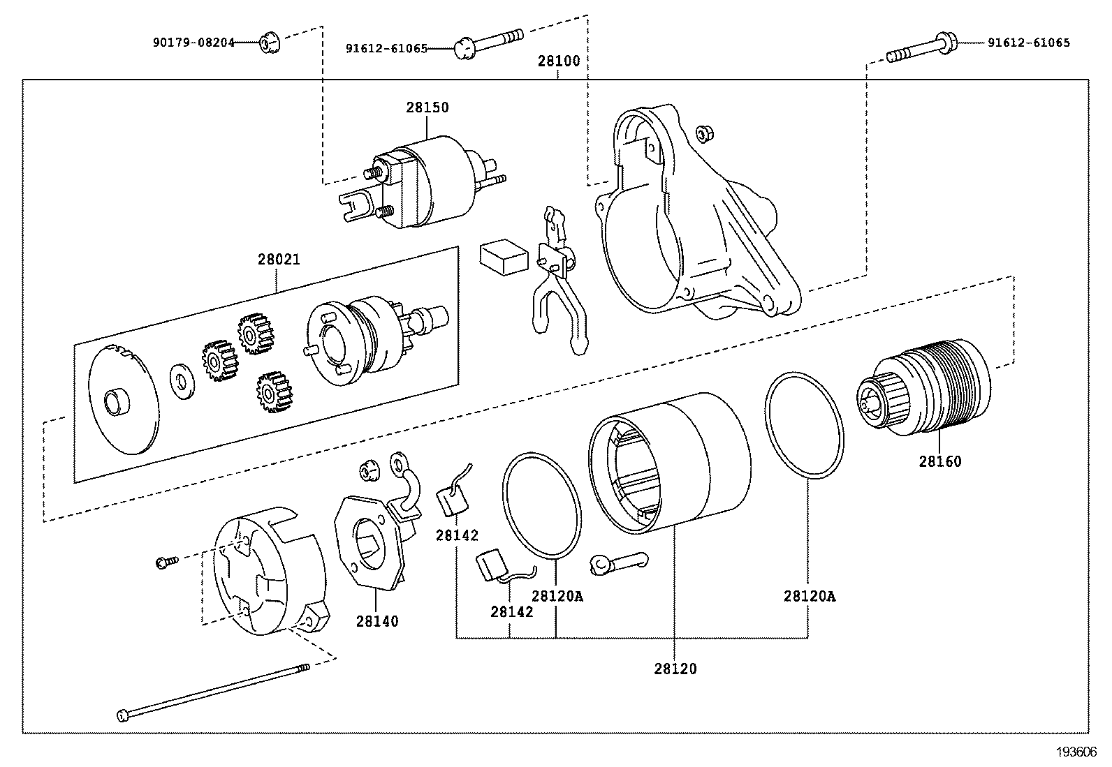 28100-47111 STARTER ASSY product image