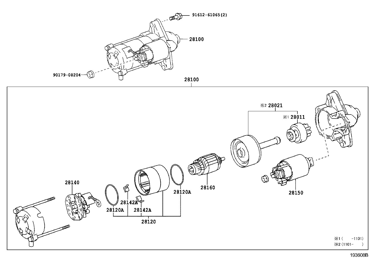 28100-64341 STARTER ASSY product image