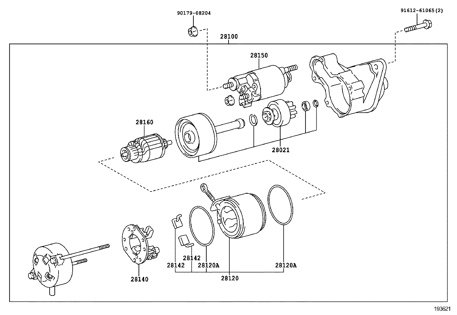 28110-47191 HOUSING ASSY, STARTER DRIVE product image