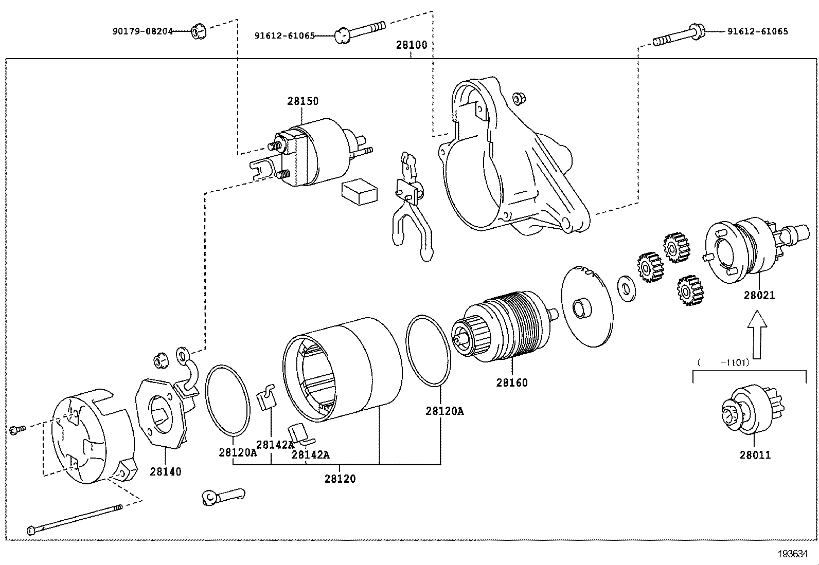 28199-40070 PROTECTOR, DUST STARTER product image