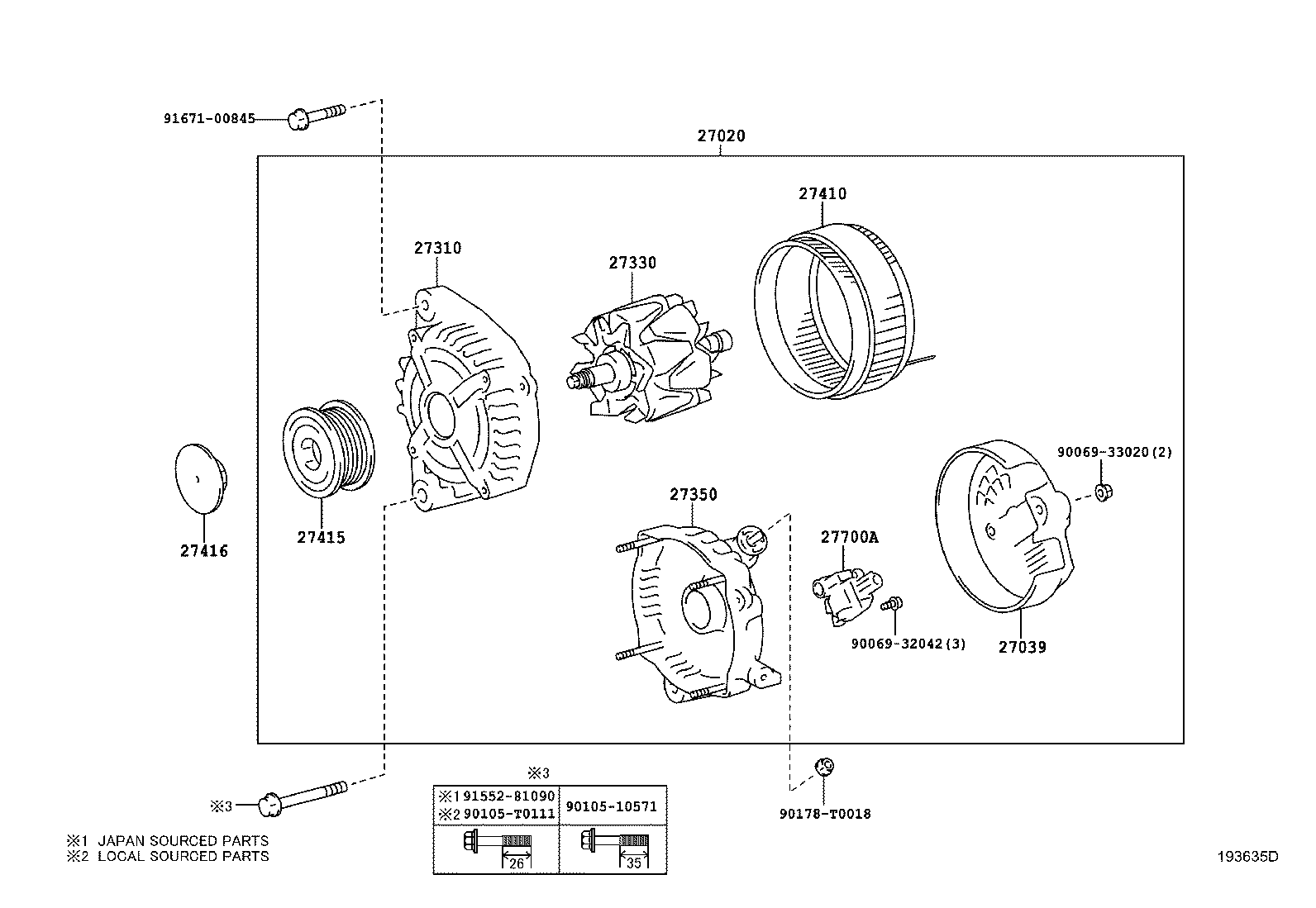 27312-0Y100 PLATE, RETAINER product image