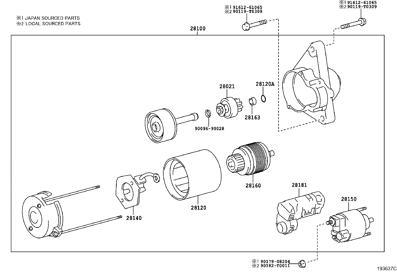 28021-0N080 CLUTCH SUB-ASSY, STARTER CENTER BEARING product image