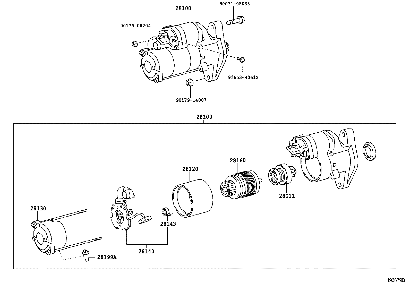 28150-78240 SWITCH ASSY, MAGNET STARTER product image