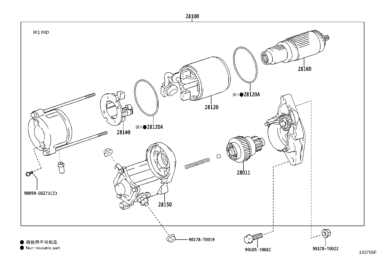 28100-0L042 STARTER ASSY product image