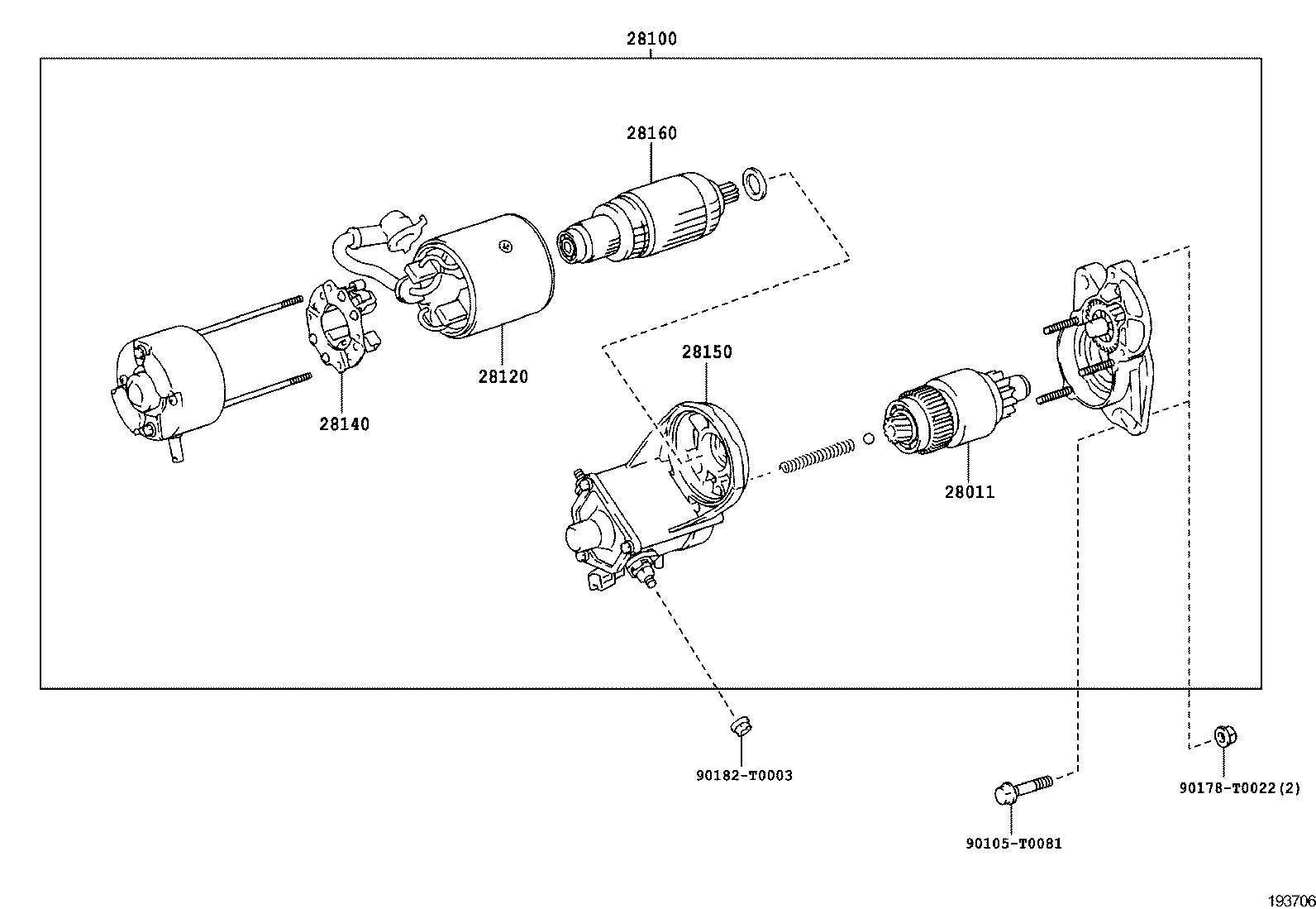 28100-75140 STARTER ASSY product image