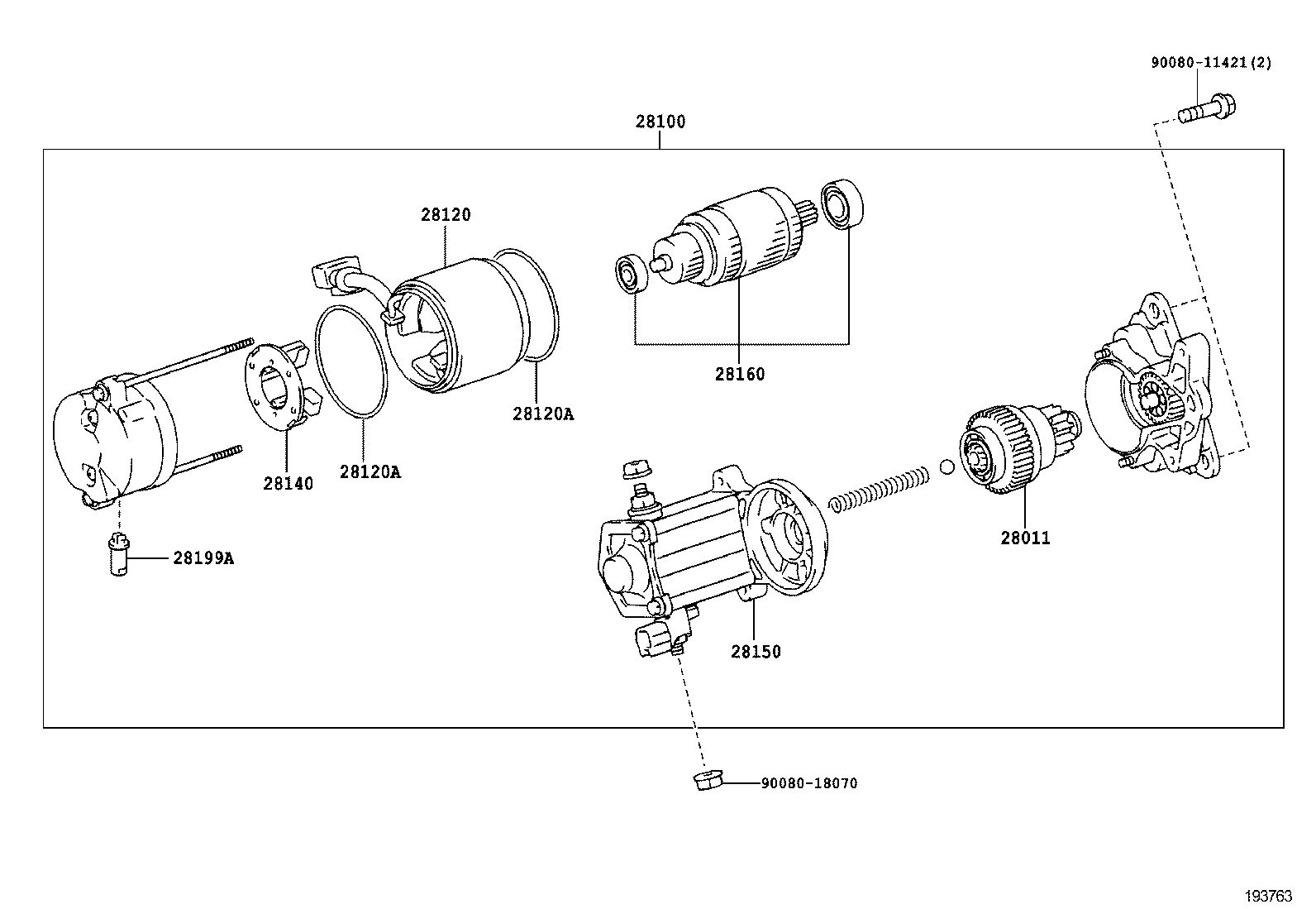 28192-0P010 COVER, STARTER product image