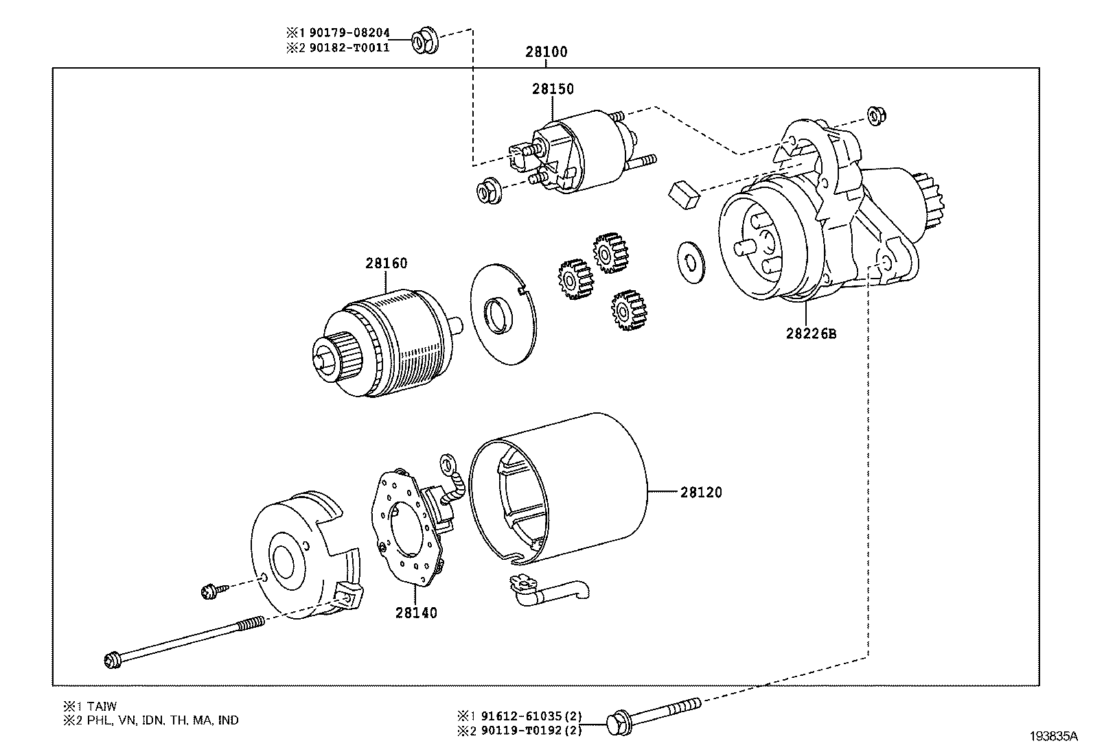 28226-31090 STARTER KIT, REPAIR SERVICE product image