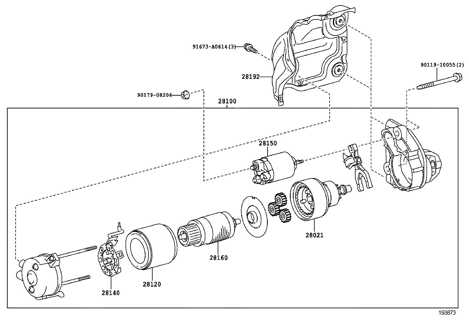 28192-38020 COVER, STARTER product image