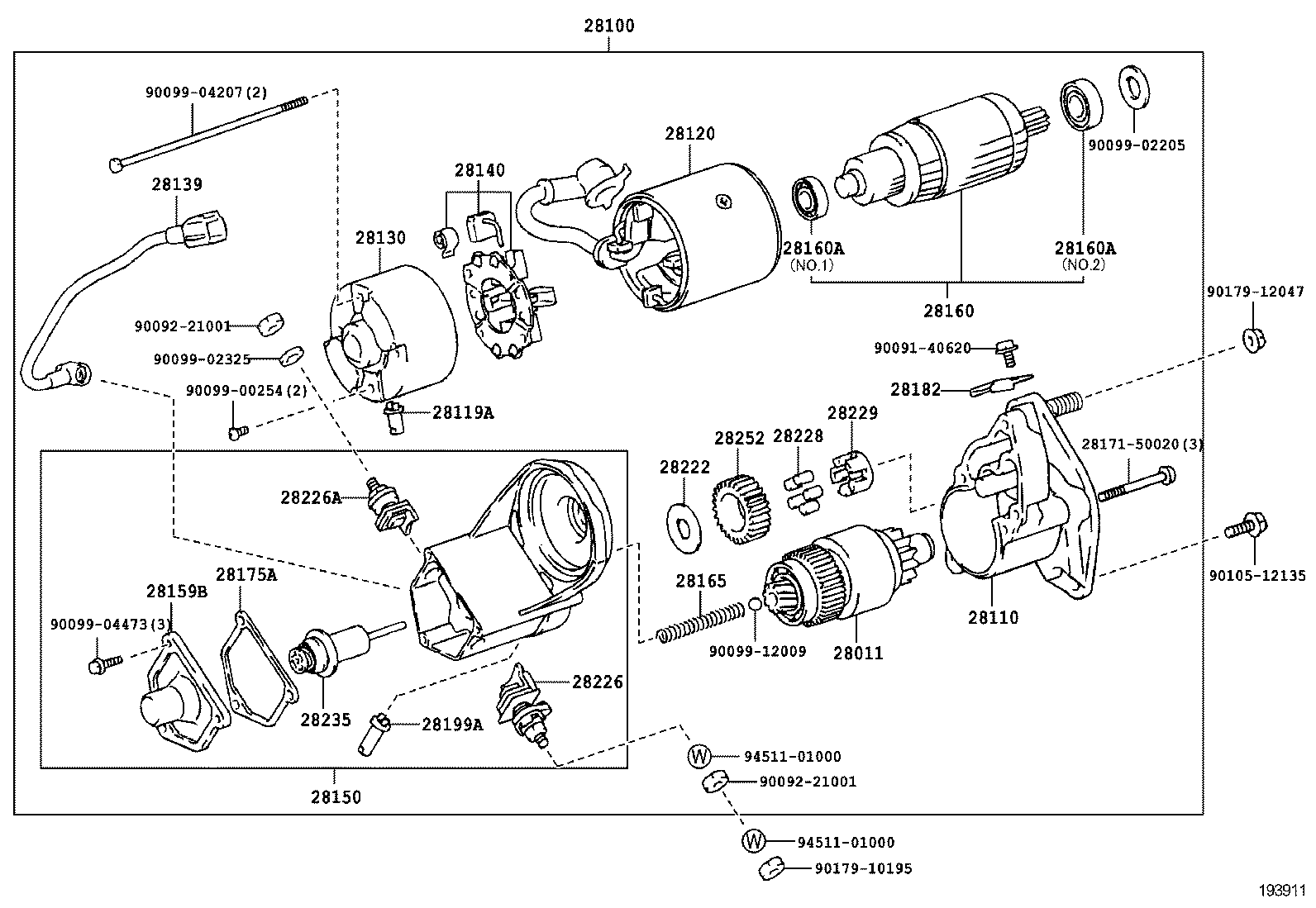 28150-65080 SWITCH ASSY, MAGNET STARTER product image