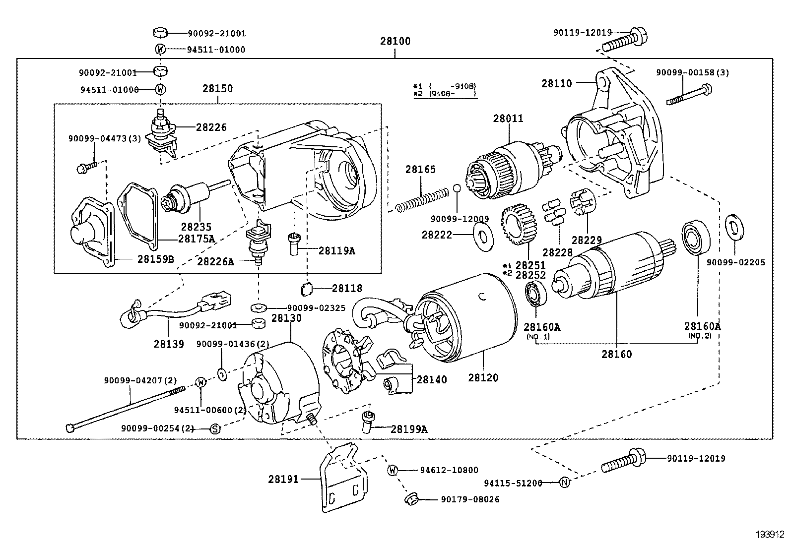 28150-65080 SWITCH ASSY, MAGNET STARTER product image
