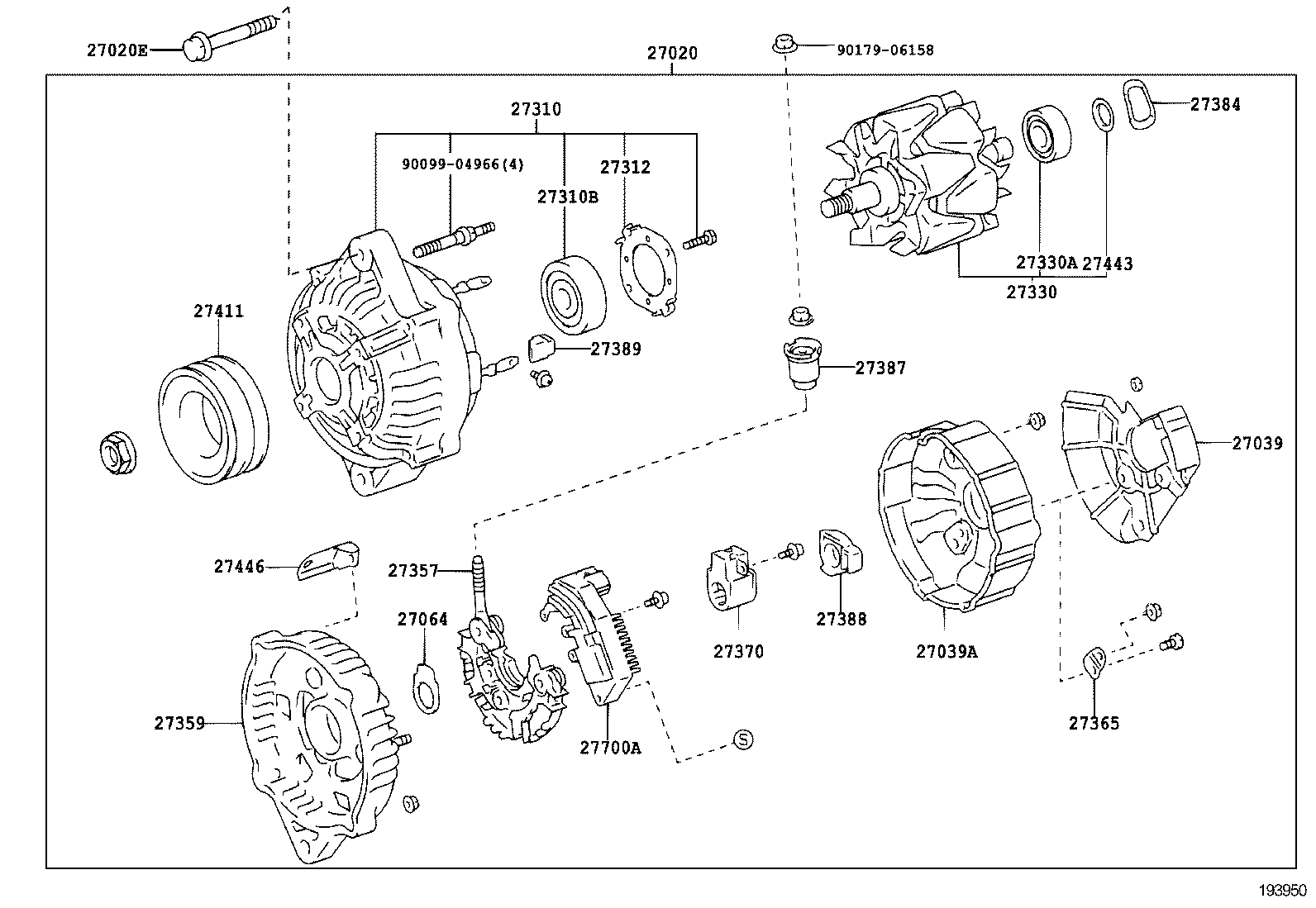 12514-78040 BAR, FAN BELT ADJUSTING product image