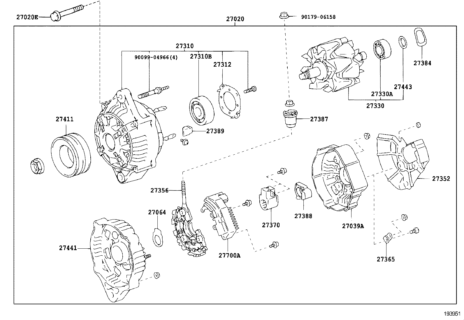 12514-78040 BAR, FAN BELT ADJUSTING product image
