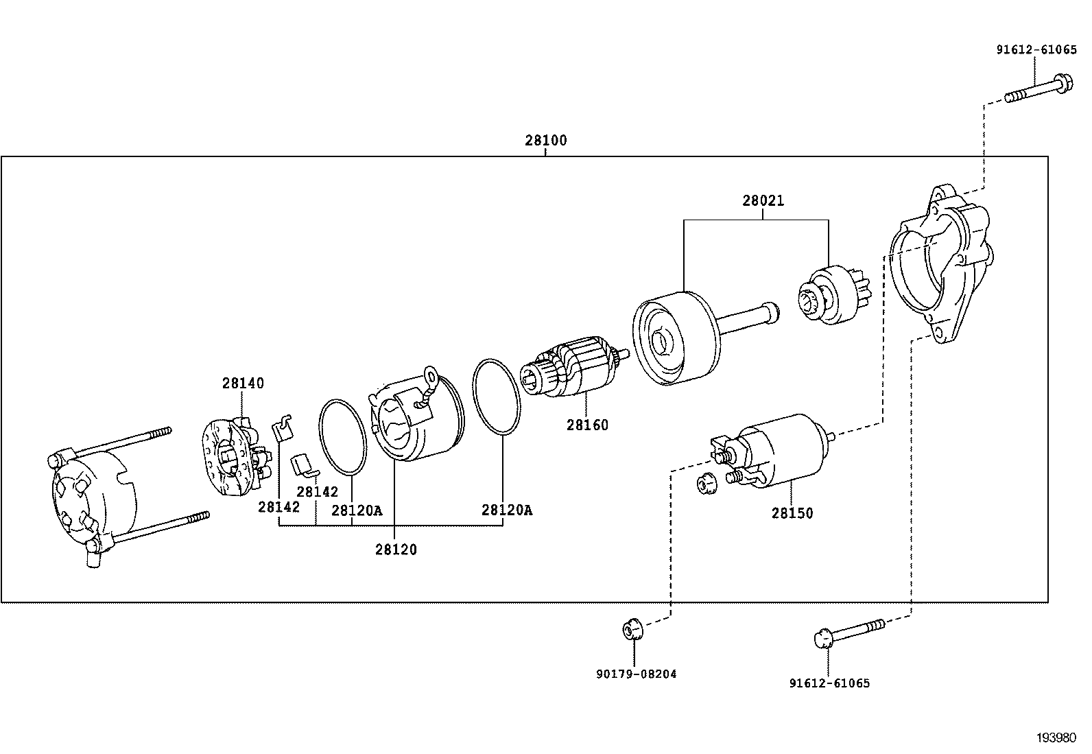 28100-47260 STARTER ASSY product image