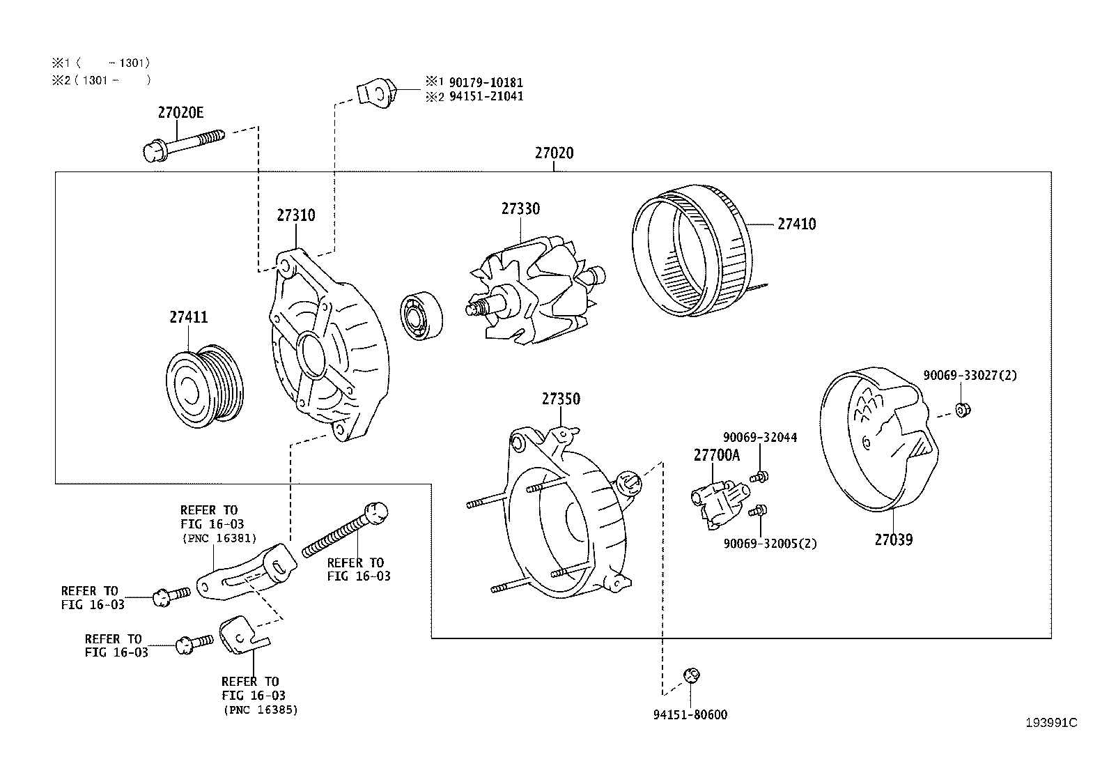 27060-0Y280 ALTERNATOR ASSY product image