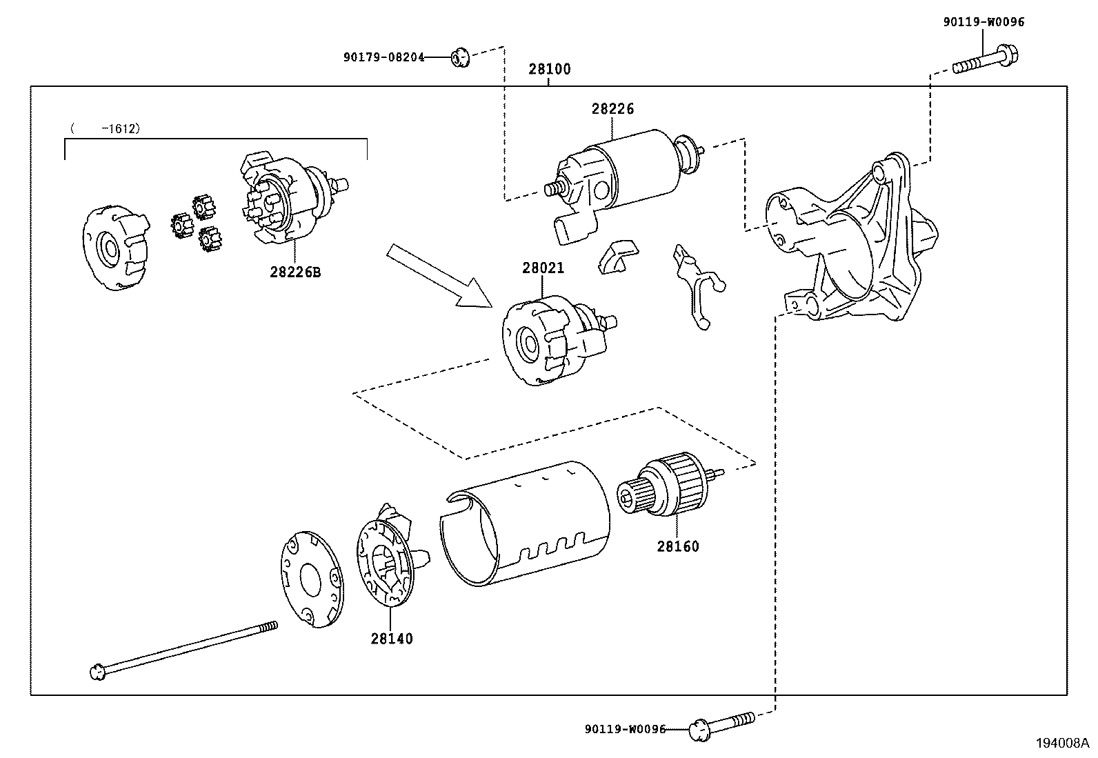 28192-47010 COVER, STARTER product image