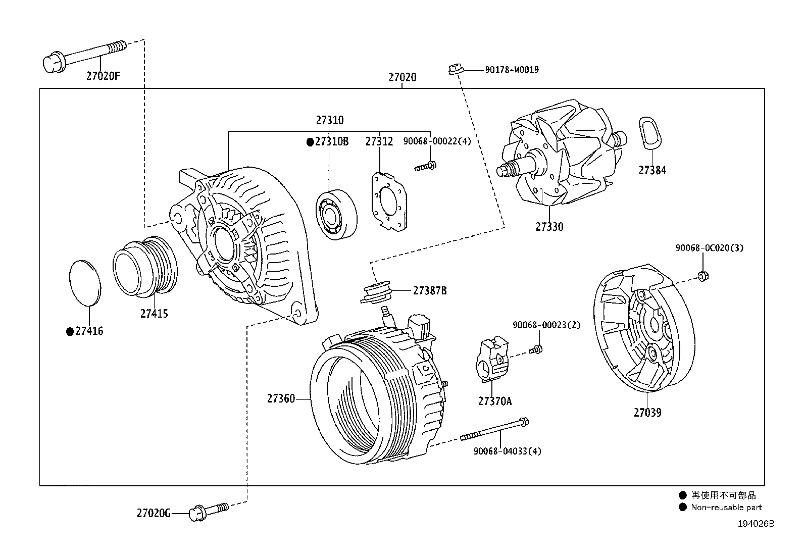 27360-0R040 COIL ASSY, ALTERNATOR product image