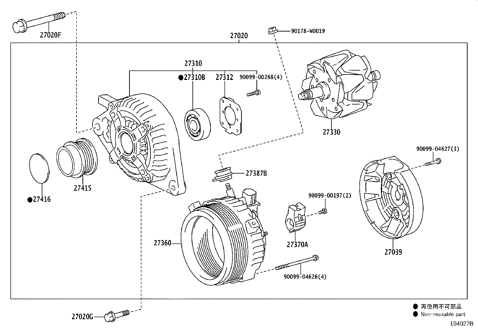 27360-0R040 COIL ASSY, ALTERNATOR product image
