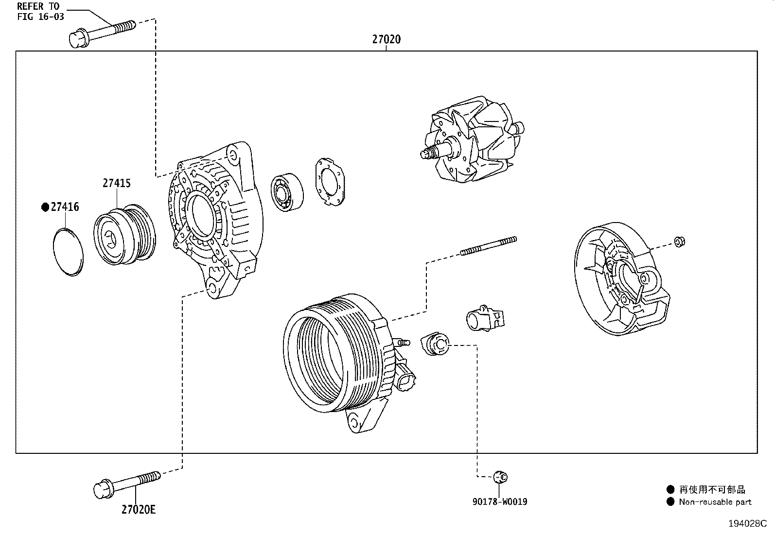 27360-0R040 COIL ASSY, ALTERNATOR product image