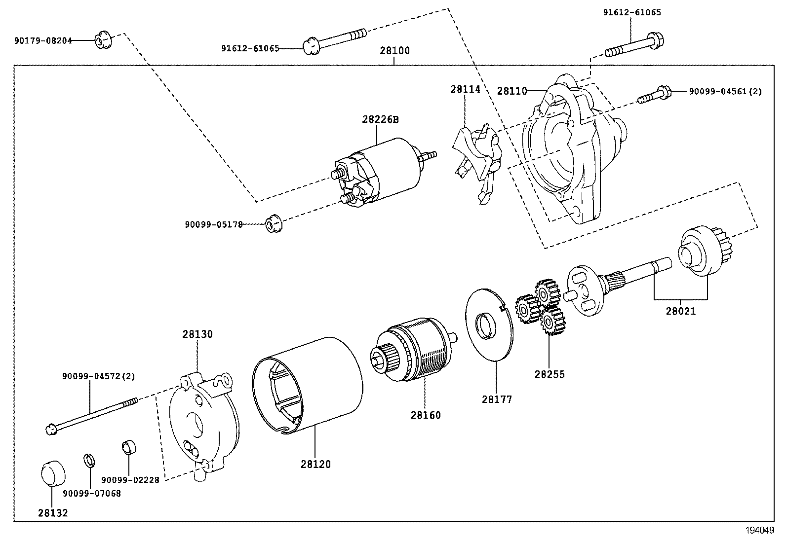 28110-37040 HOUSING ASSY, STARTER DRIVE product image