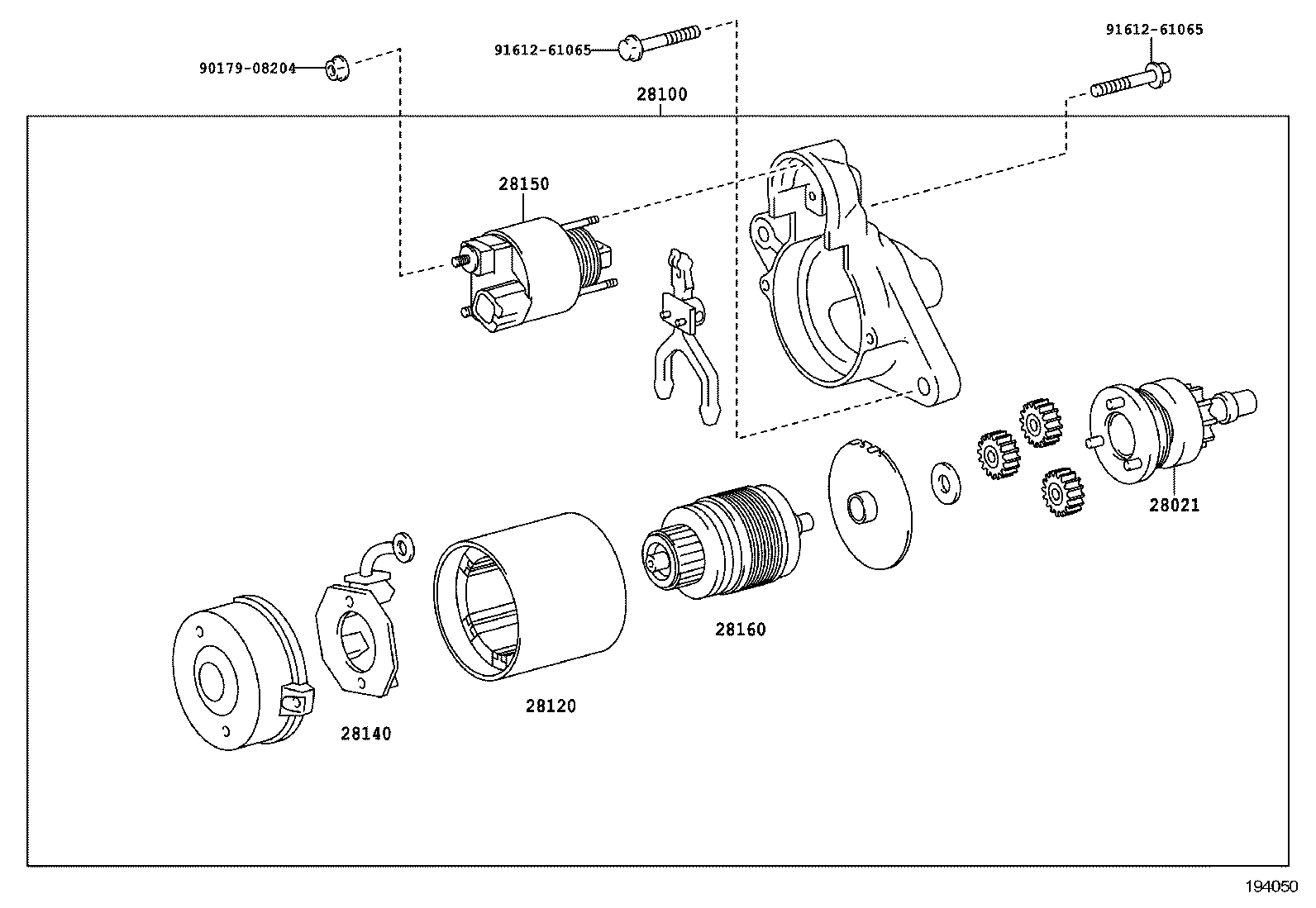 28110-37050 HOUSING ASSY, STARTER DRIVE product image