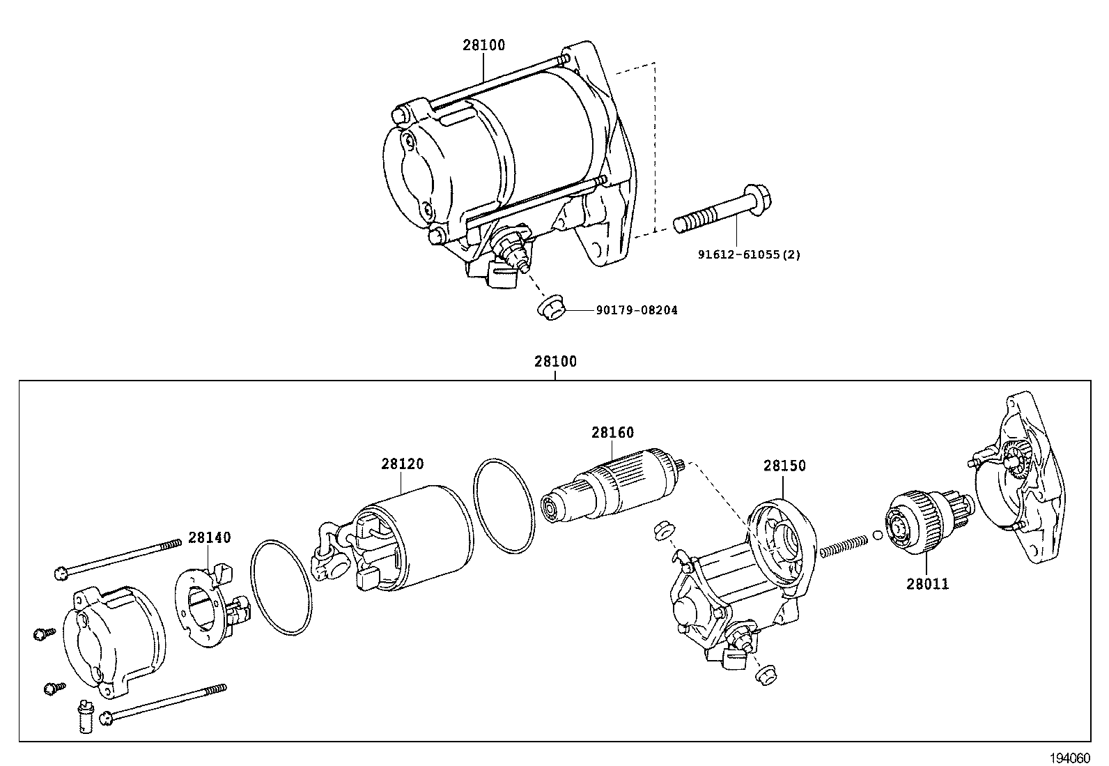 28120-75220 YOKE ASSY, STARTER product image