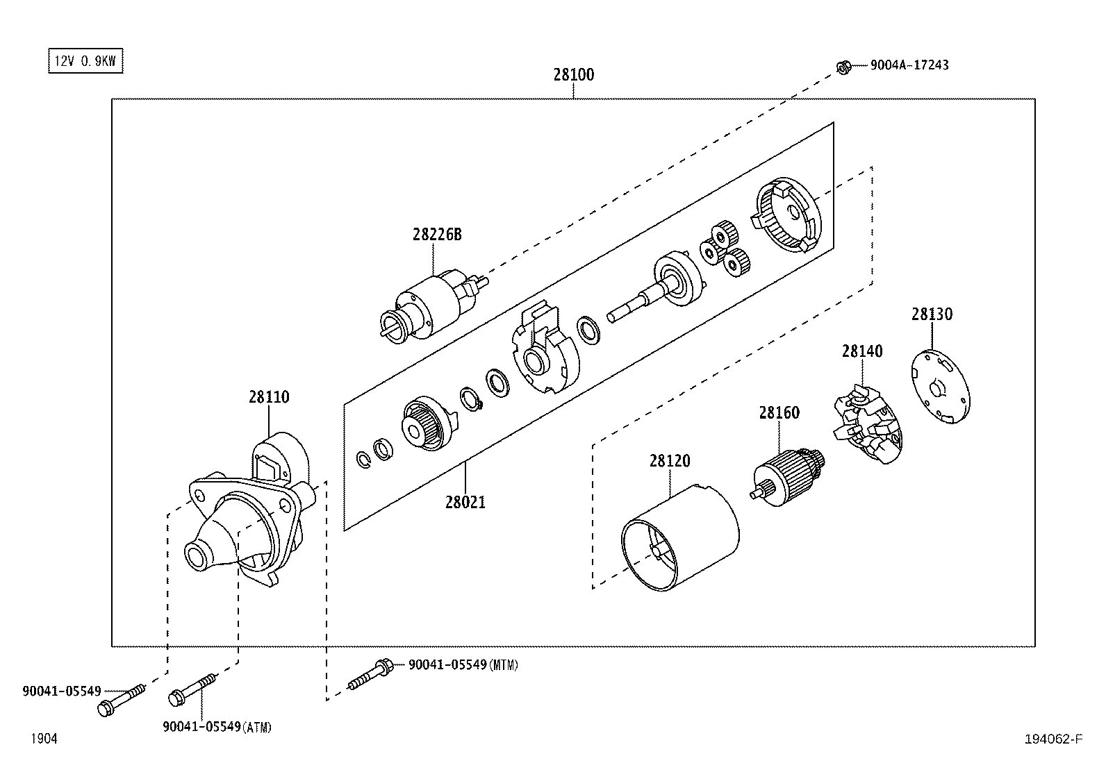 28110-BZ060 HOUSING ASSY, STARTER DRIVE product image
