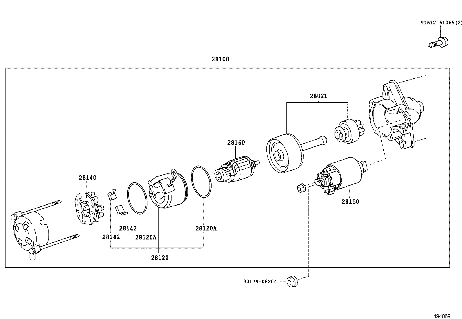 28120-26180 YOKE ASSY, STARTER product image