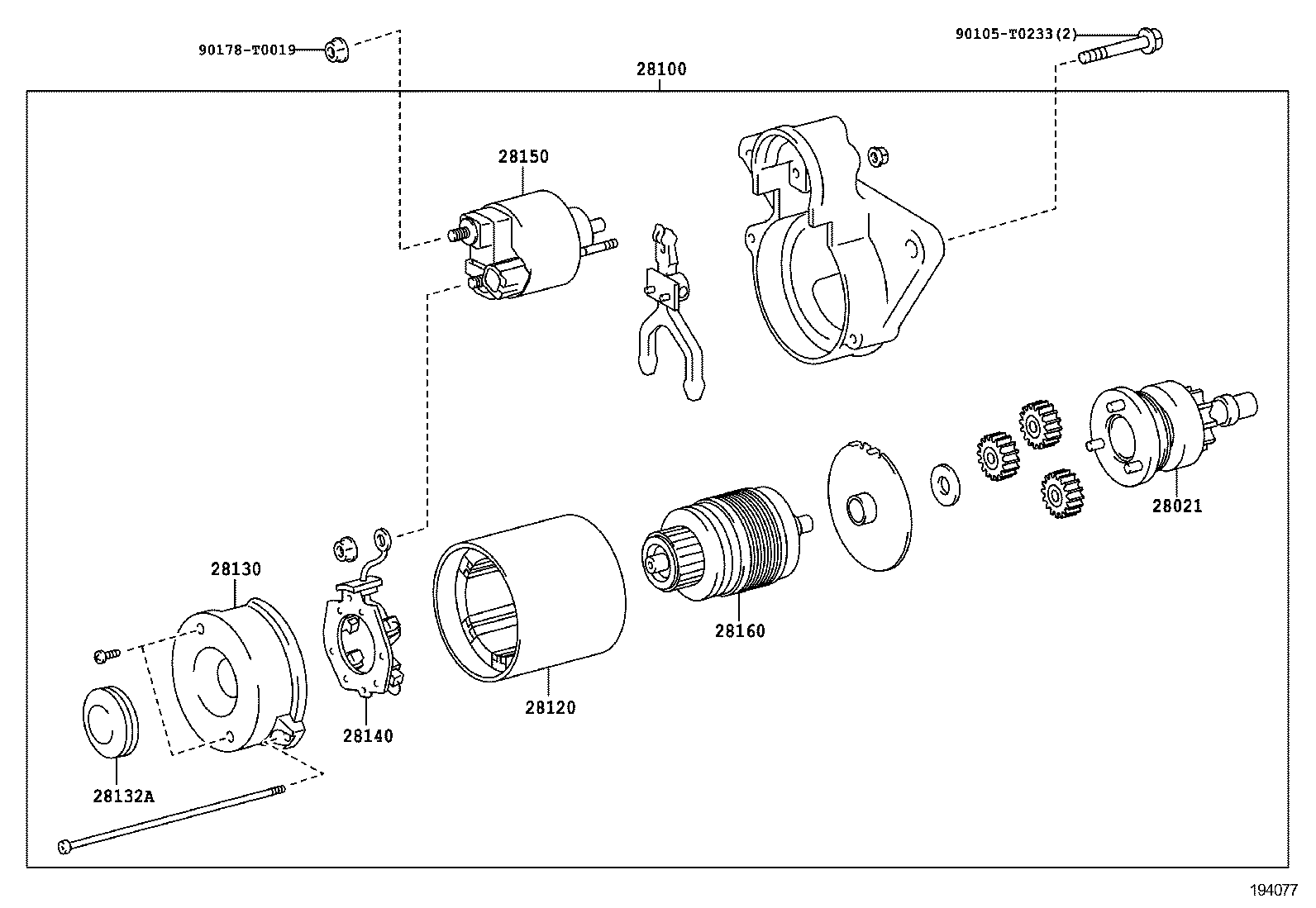 28100-0L042 STARTER ASSY product image