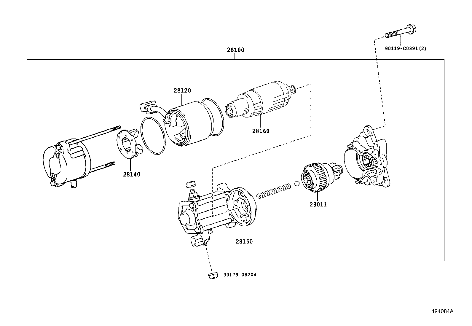 28100-0P160 STARTER ASSY product image