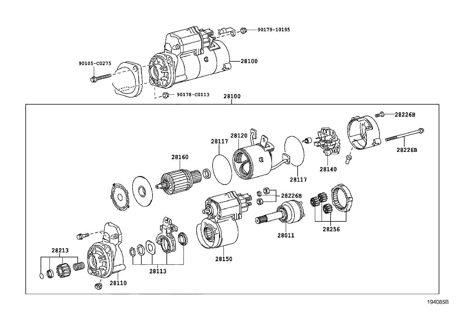 28100-0P160 STARTER ASSY product image