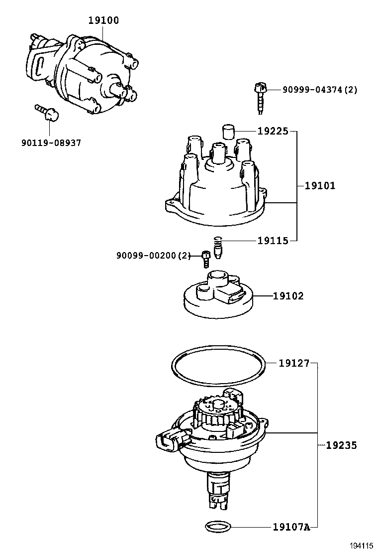 19235-74070 HOUSING, DISTRIBUTOR product image