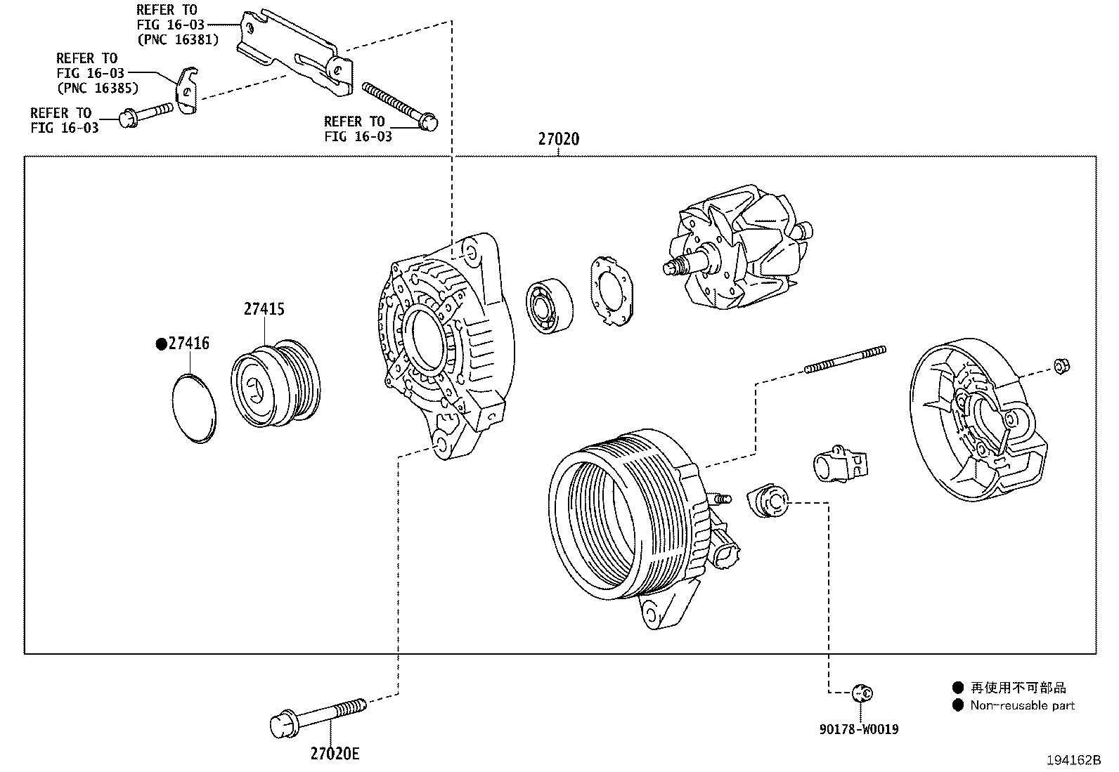 27060-0Y150 ALTERNATOR ASSY product image